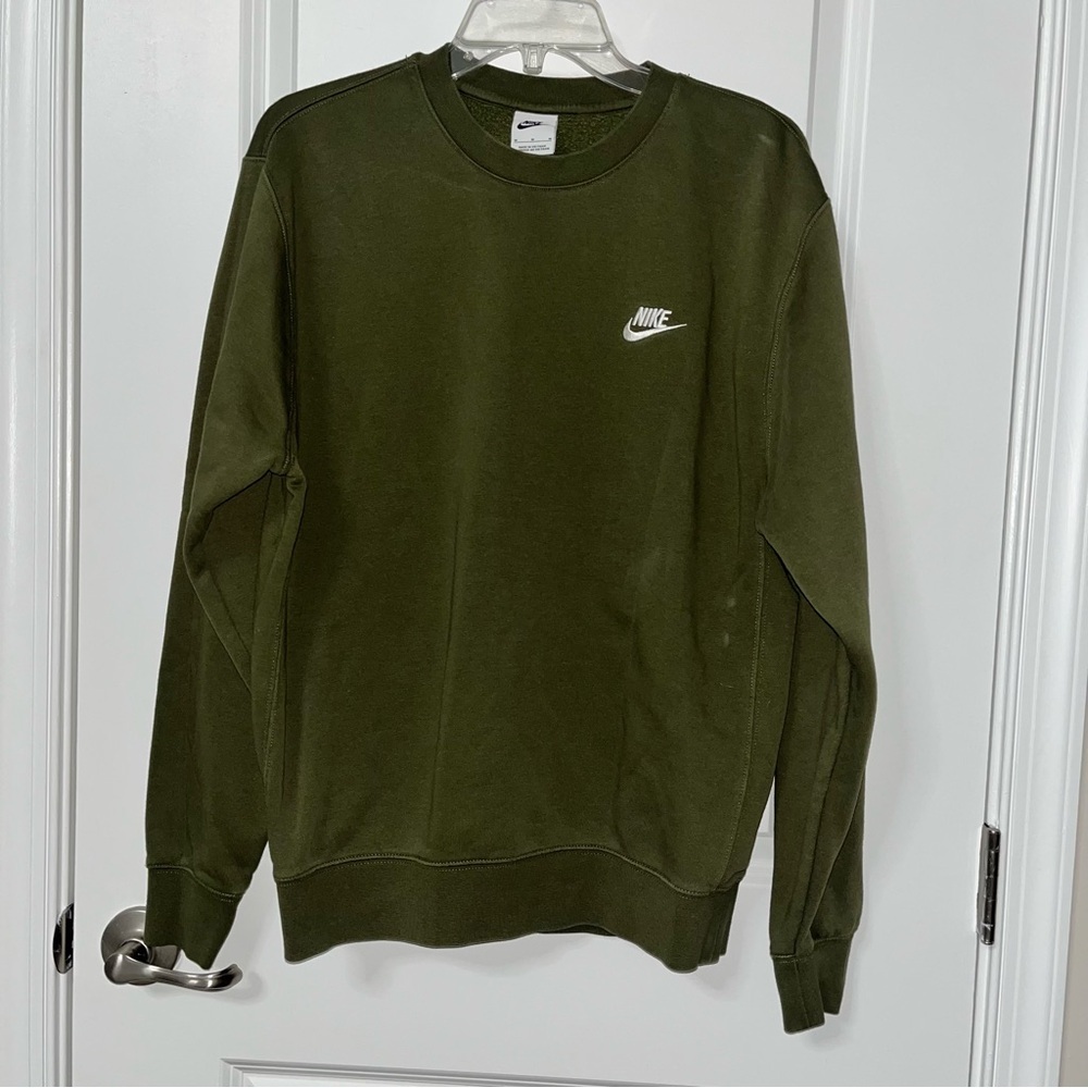 Nike Sweatshirt Green Size Medium